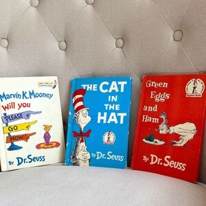 Vintage Dr. Seuss Books set of 3